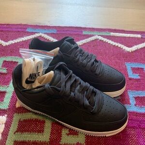 Nike Lab Air Force 1 Low Black and Sail (never worn - tried on one time)